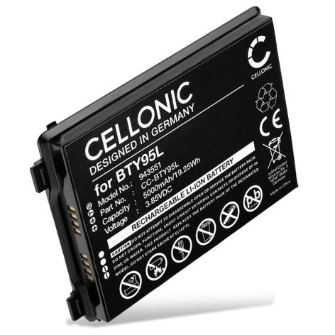 Batterie pour Lecteurs de Codes-Barres Newland MT93 Megattera BTY95L (5000mAh, 3.85V) de CELLONIC