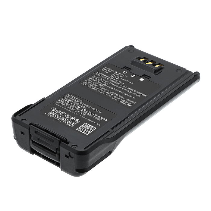 Batterie pour Kenwood TK-3180, TK-2180, TK-3180K, TK-5210, TK-5310, TK-3185, TK-5310GK, TK-5310K 7.4V 3350mAh Lithium Ion de CELLONIC