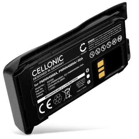 Batterie pour Talkies-Walkies Motorola R5 PMNN4888A (2200mAh, 7.4V) de CELLONIC