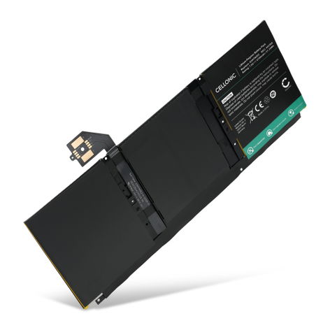 Batterie pour Microsoft Surface Laptop 3, Surface Laptop 5, Surface Laptop 4, Microsoft DYNTO2, G3HTA052H, G3HTA053H 7.6V 6750mAh de CELLONIC