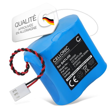 Batterie pour DAITEM DP8000; D14000; D8000; DP1000; D14650D BATLi06 (6500mAh, 7.2V) de CELLONIC
