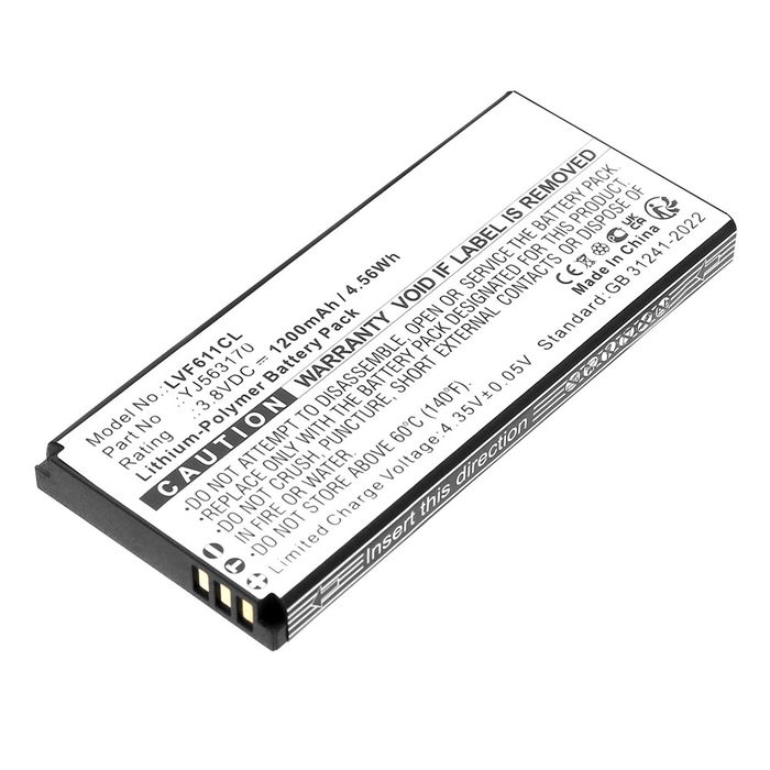 Batterie Fanvil Linkvil W611W, W610W YJ563170 (1200mAh, 3.8V) de CELLONIC