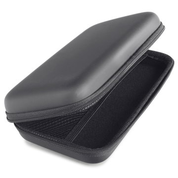Étui rigide pour câbles, chargeurs, écouteurs et batteries externes – Housse de protection antichoc avec fermeture éclair, doublure rembourrée et filet de séparation 