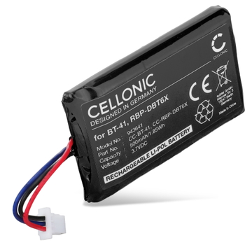 1x Batterie pour Lecteurs de Codes-Barres Datalogic Rida DBT6400 BT-41, RBP-DBT6X (500mAh, 3.7V) de CELLONIC