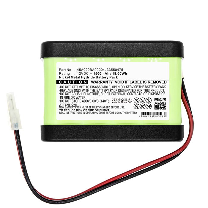 Battery for Besam Unislide II Sliding door, Sliding door, SL500 Besam Unislide, Besam SL500 (1500mAh, 12V) from CELLONIC