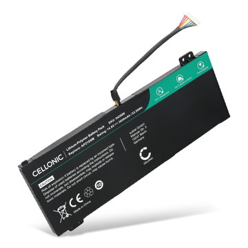 1x Batterie pour Acer Nitro 5, V 15, 16 AN160-51, 16 AN515-46, 5 AN515-46, 5 AN515-47, 5 AN515-58, AN16-51, Acer AP21D8M, CS-ACN161NB, KT.0040G.015 14.8V 3620mAh de CELLONIC