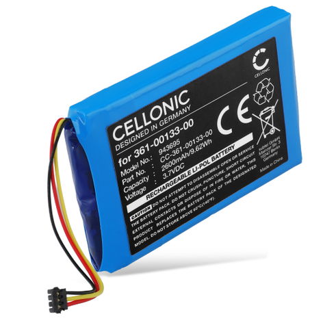 Battery for Garmin zumo XT; Tread 5.5 361-00133-00 (2600mAh, 3.7V) from CELLONIC