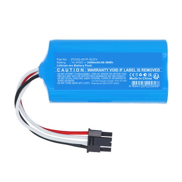 Batterie pour Xiaomi ‎Robot Vacuum S20, BHR8629EU, D106 3400mAh de CELLONIC