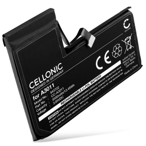 Batterie pour téléphones portables Apple iPhone 15 Pro; A3102; A2848; A3104; A3101 A3011 (3500mAh, 3.85V) de CELLONIC