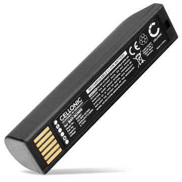 1x Batterie pour Lecteurs de Codes-Barres Honeywell Granit XP 1990iSR; Xenon 1902GHD 50148009-001, BAT-SCN05 (3400mAh, 3.7V) de CELLONIC