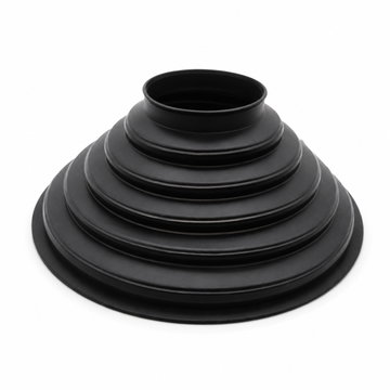 Universal Camera Lens Hood for 70-90mm - Rubber Screw-in Collapsible Lens Shade from CELLONIC