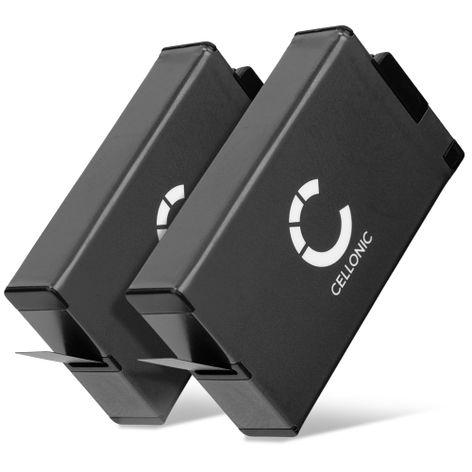 2x Batterie pour Appareils Photo GoPro MAX 2 AMBAT-001 (1850mAh, 4.48V) de CELLONIC